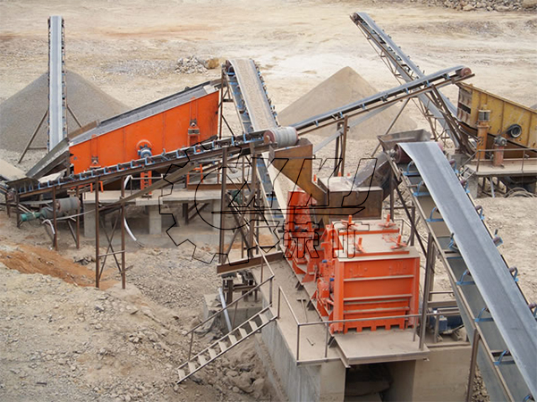 荥矿机械日产3000吨石灰石碎石生产线发货